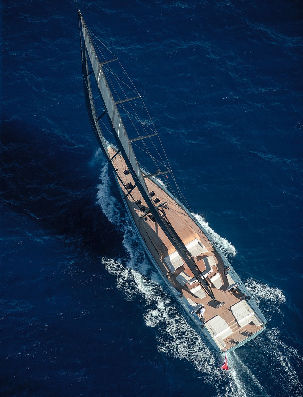 Galma from above on the water