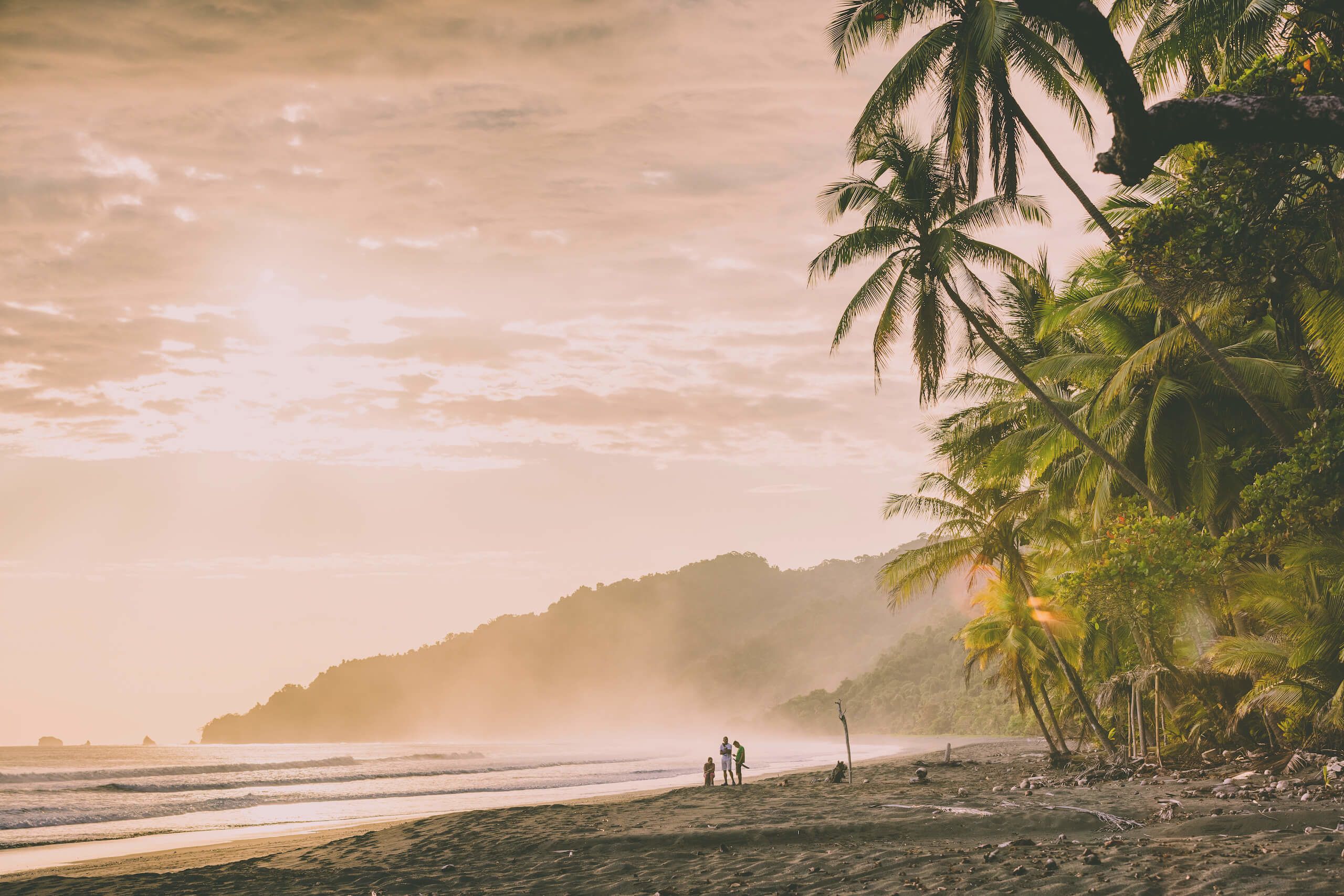 Sunset in Corcovado National Park, Costa Rica