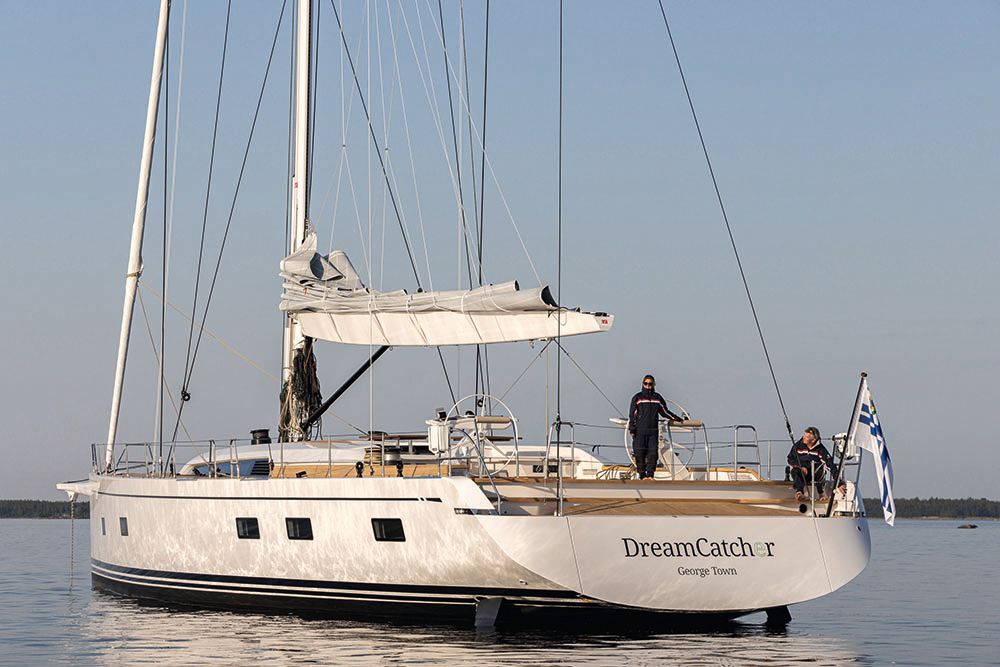 Back of Dreamcatcher with the platform closed