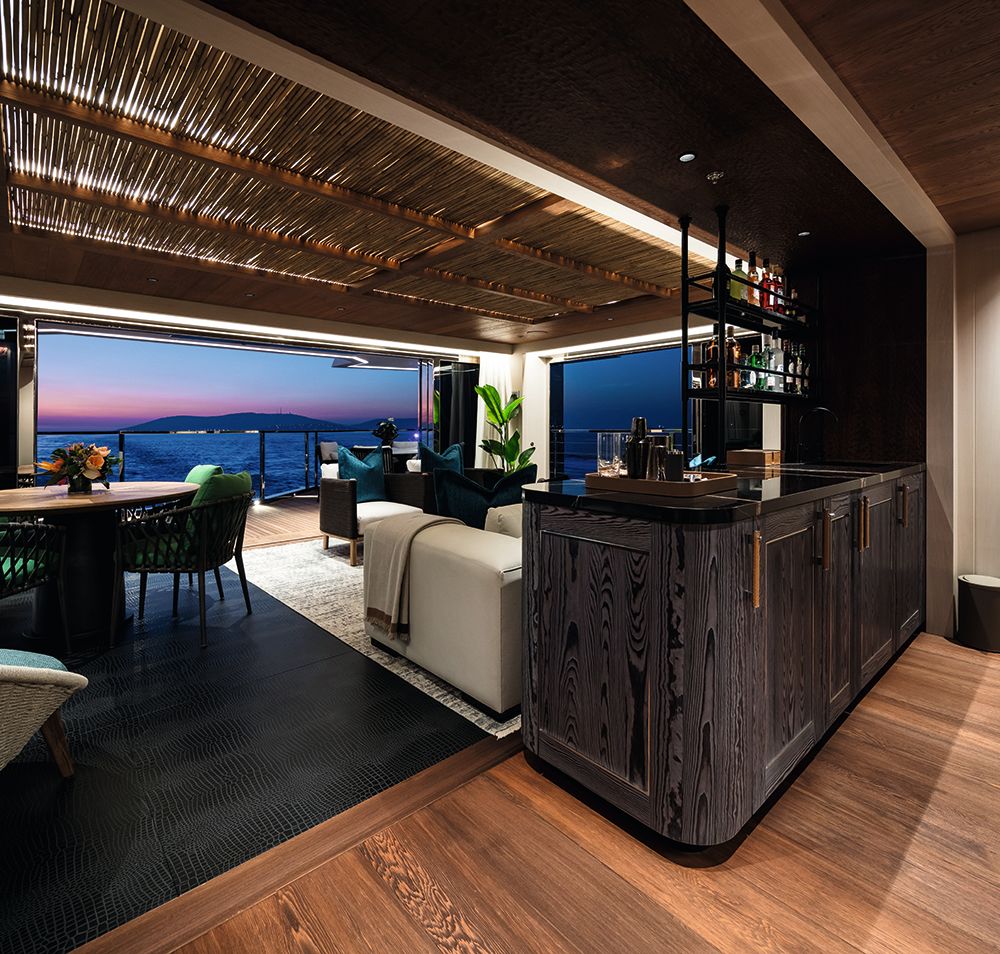 Owner's deck made from reclaimed materials