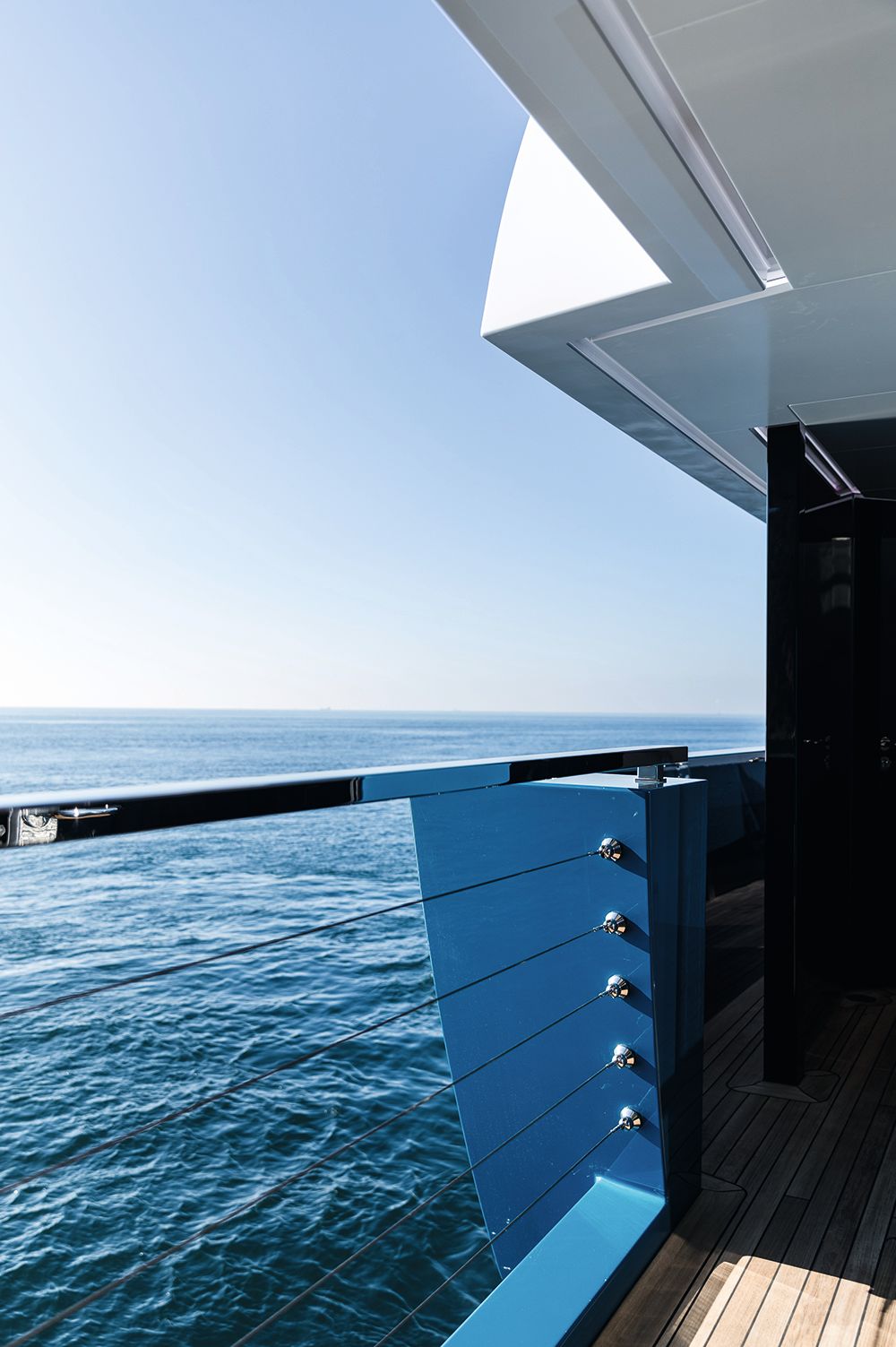 Exterior of side of boat