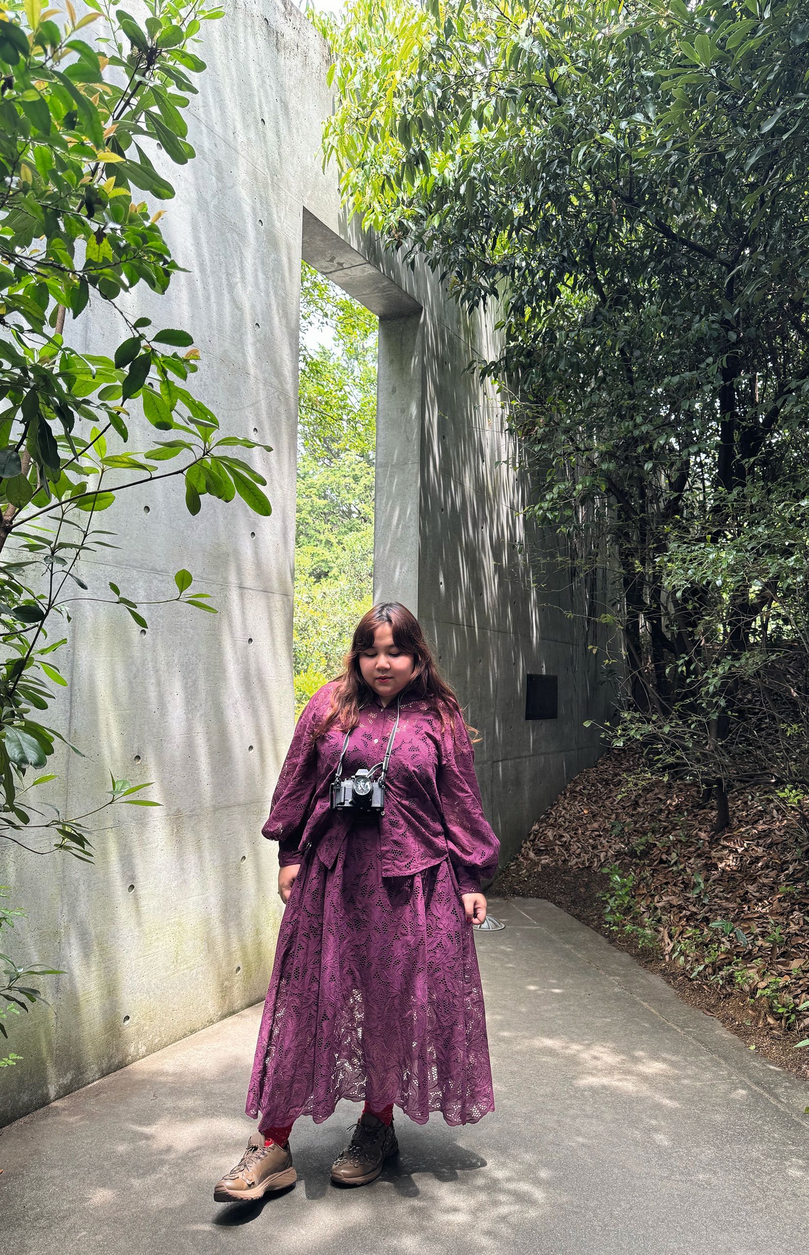 Jasmine Chong with a camera