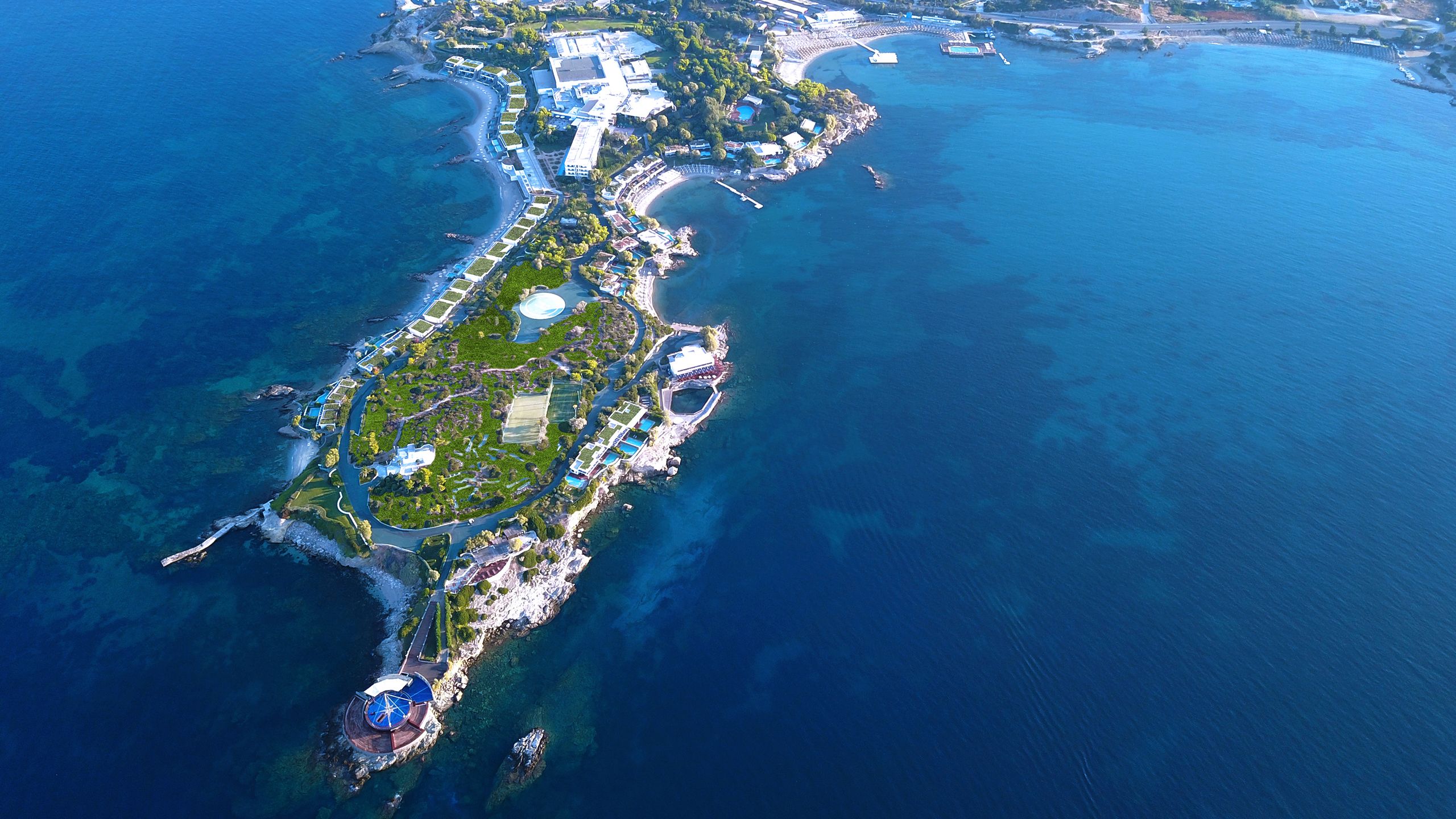 Aerial view Grand Peninsula
