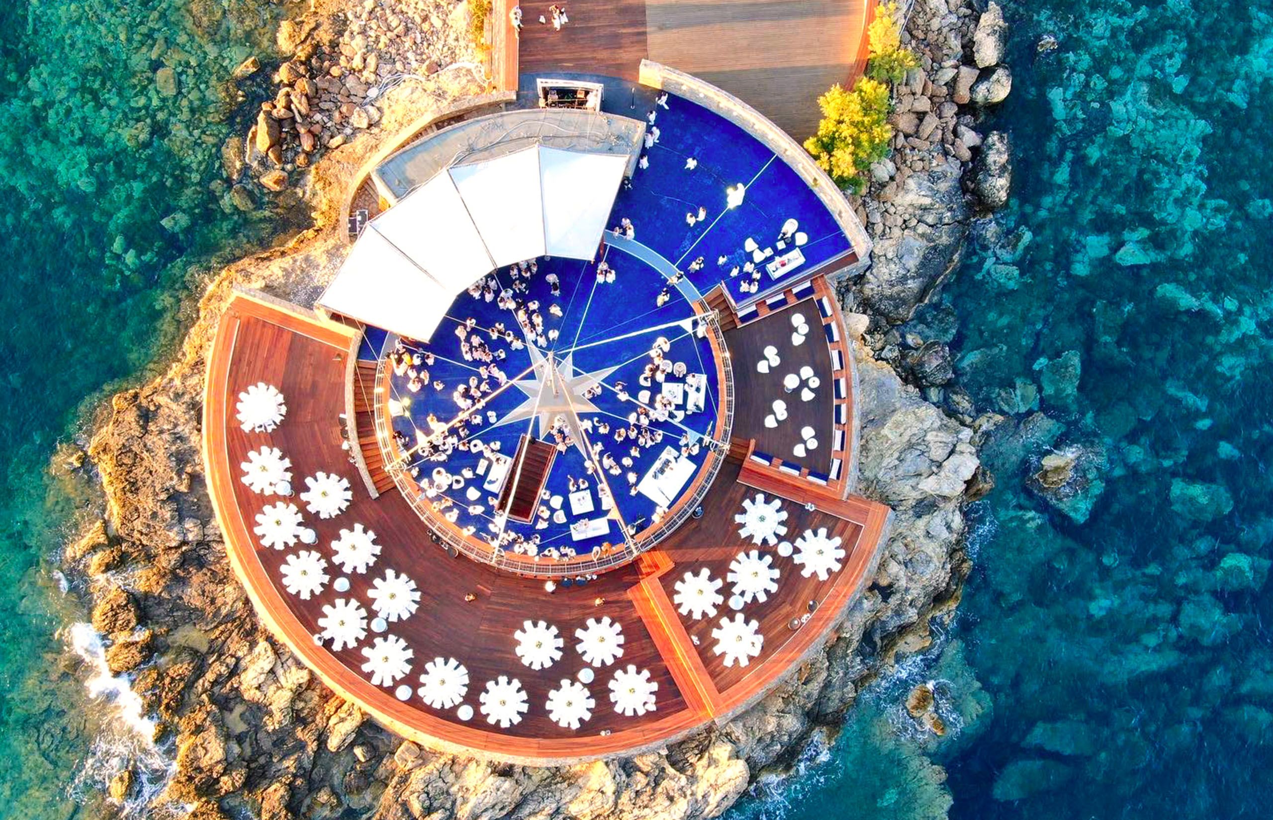 Aerial view Lagonissi