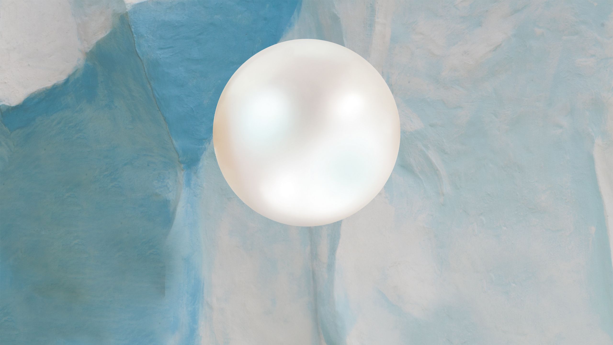 Background image showing iceberg image and pearl