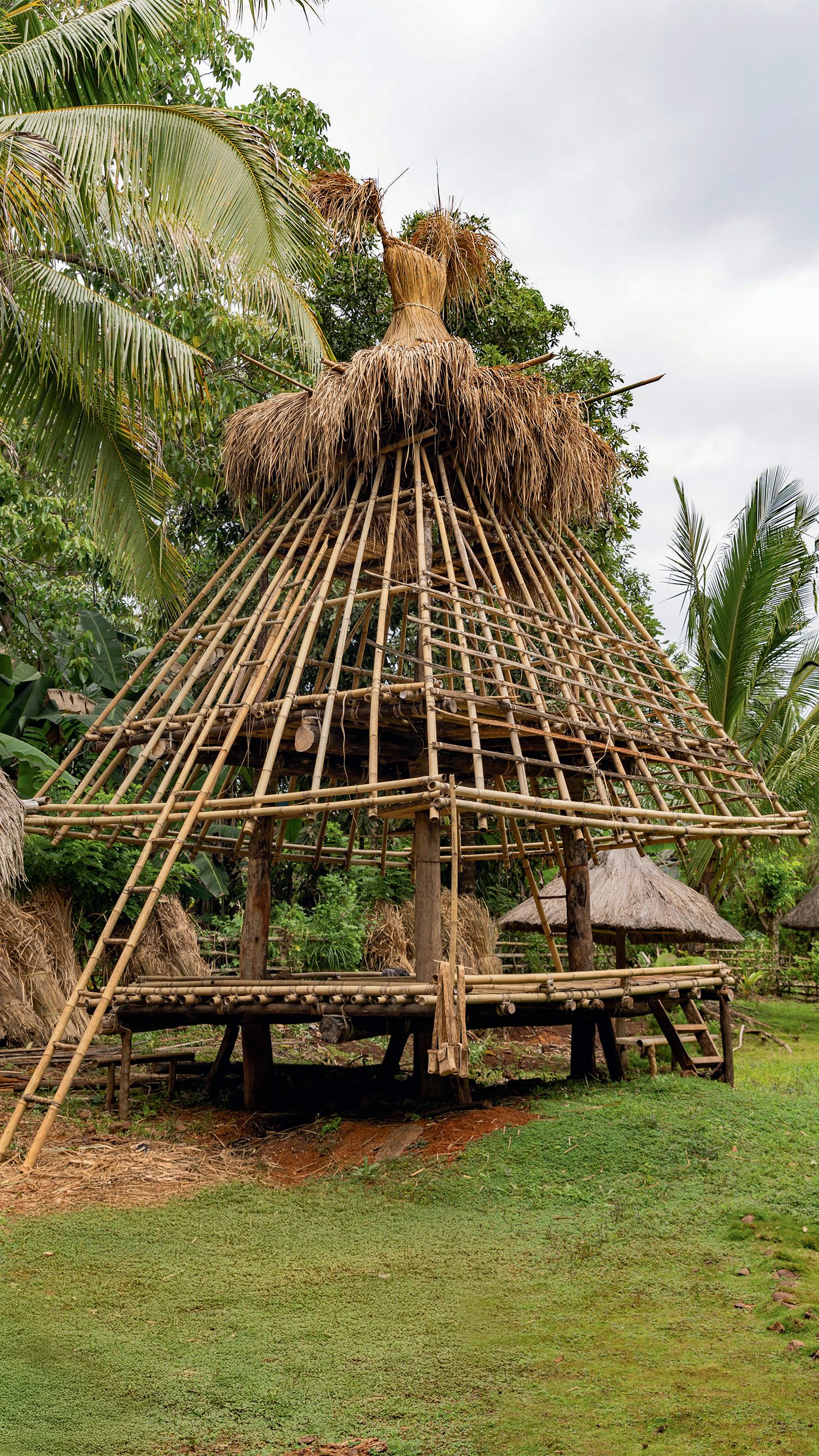A bamboo structure