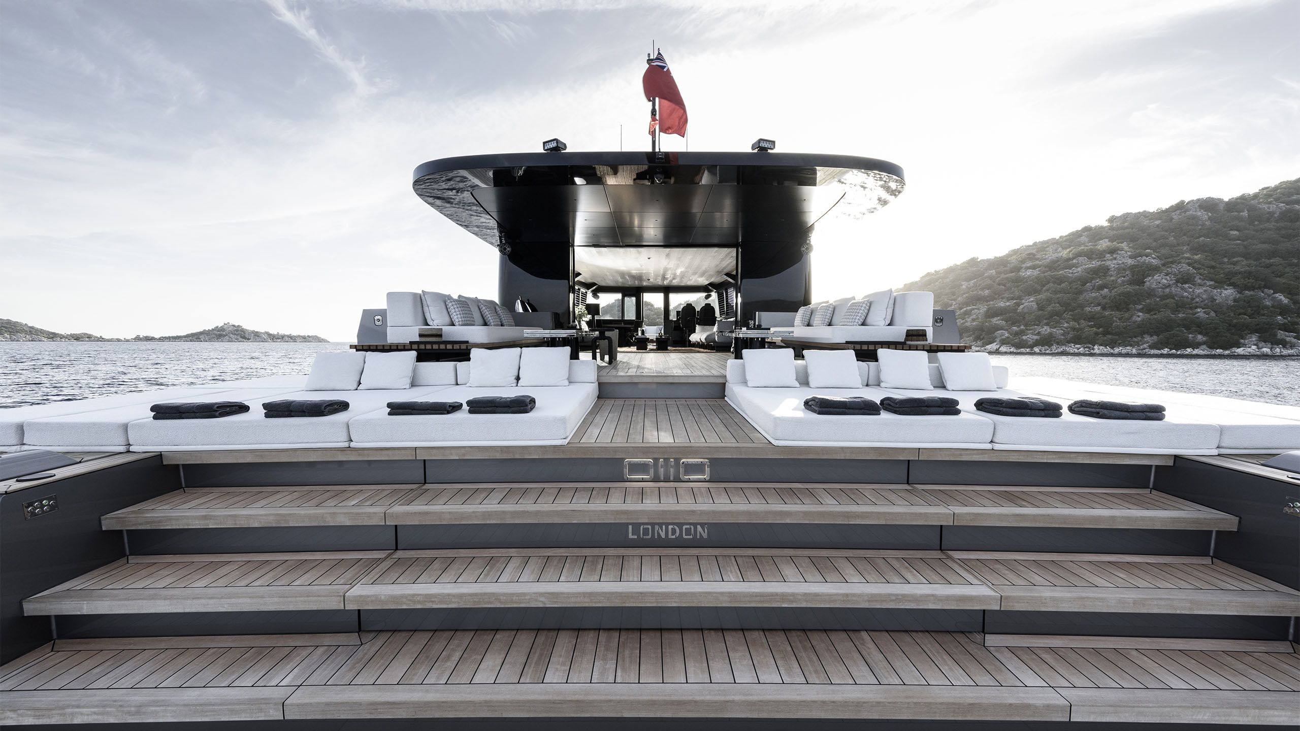 The sundeck from the back