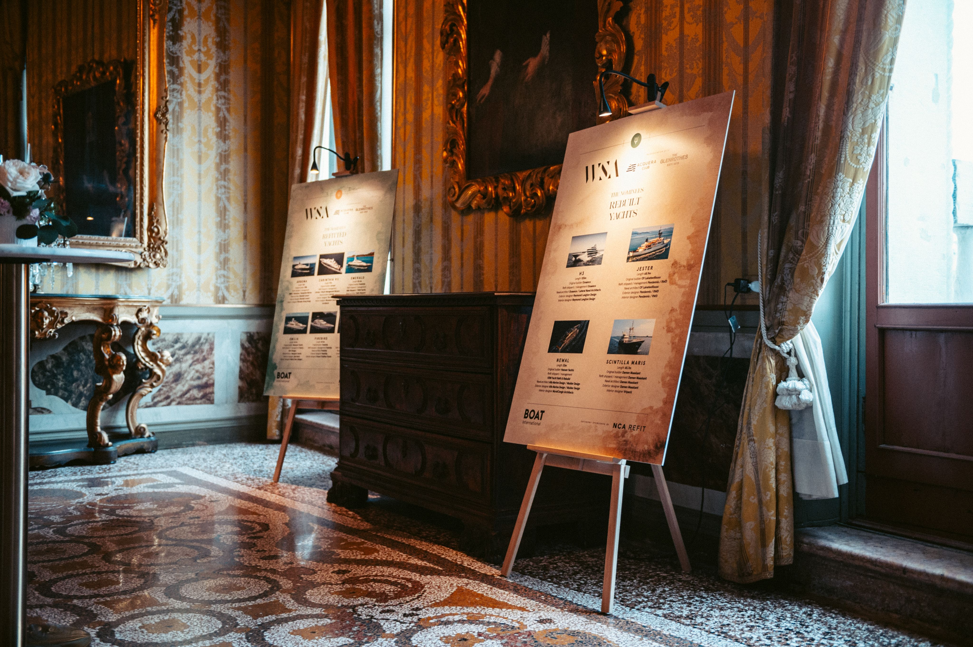 Attendee reading Boat magazine