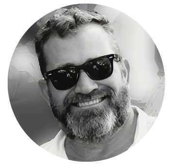 Black and white head and shoulders shot of James Berwind