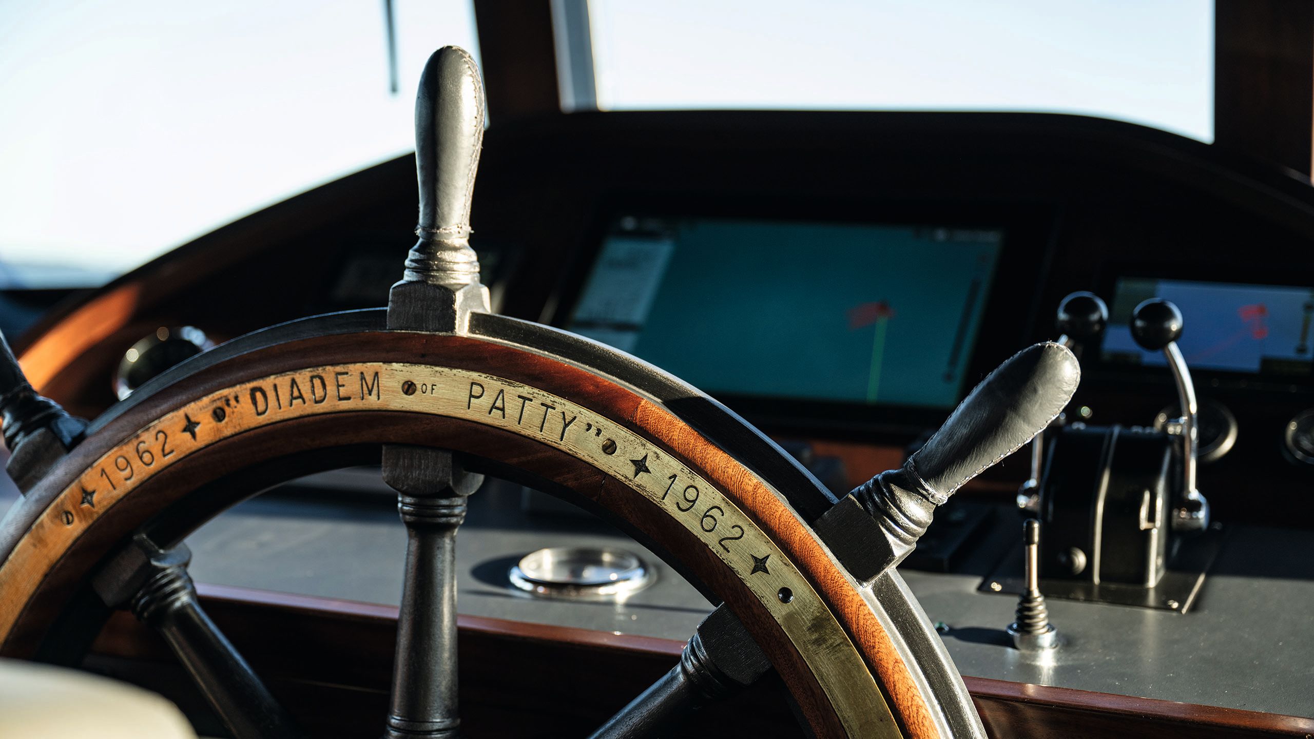 Close-up of the wheel