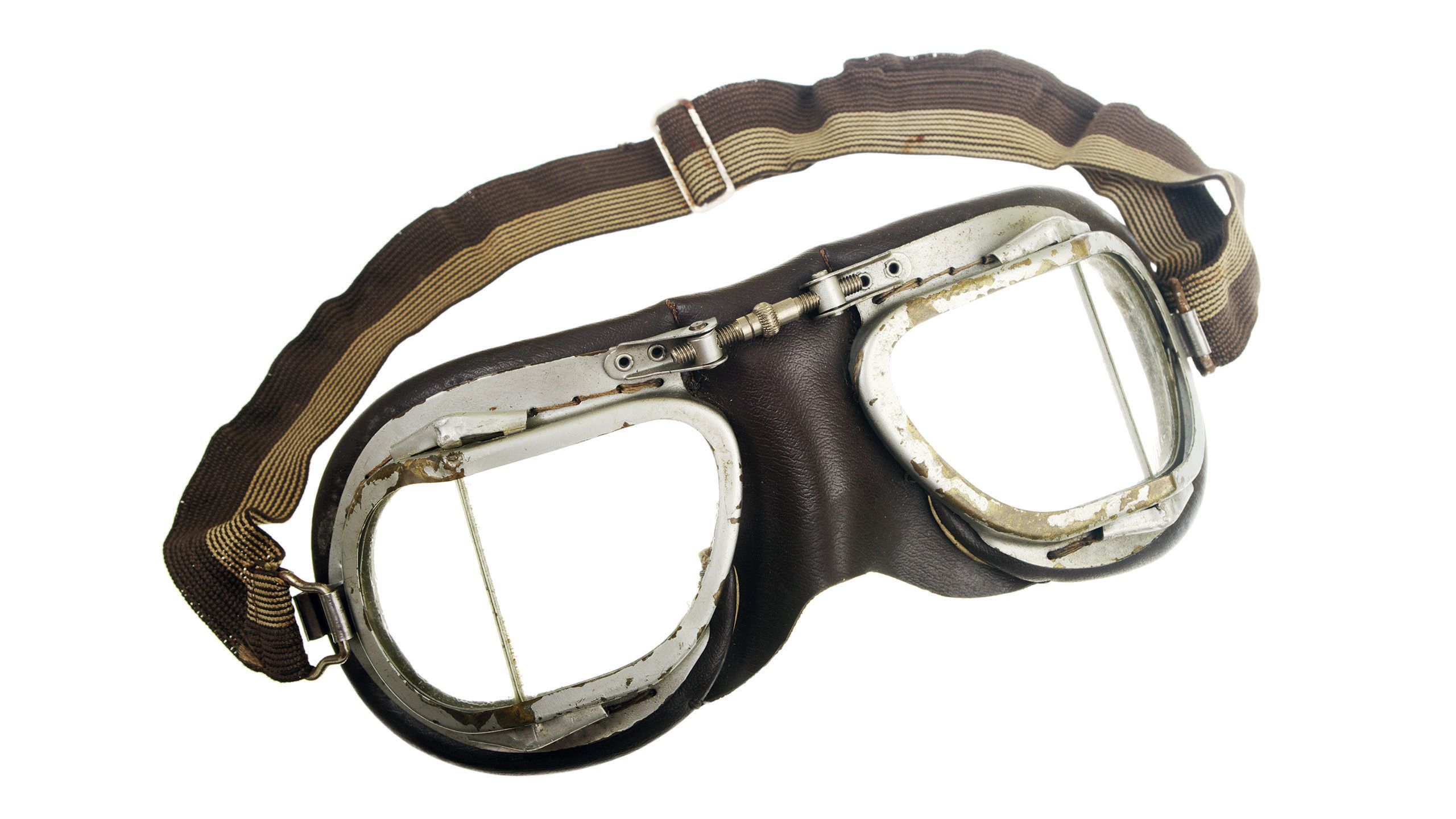 Old fashion airman's goggles