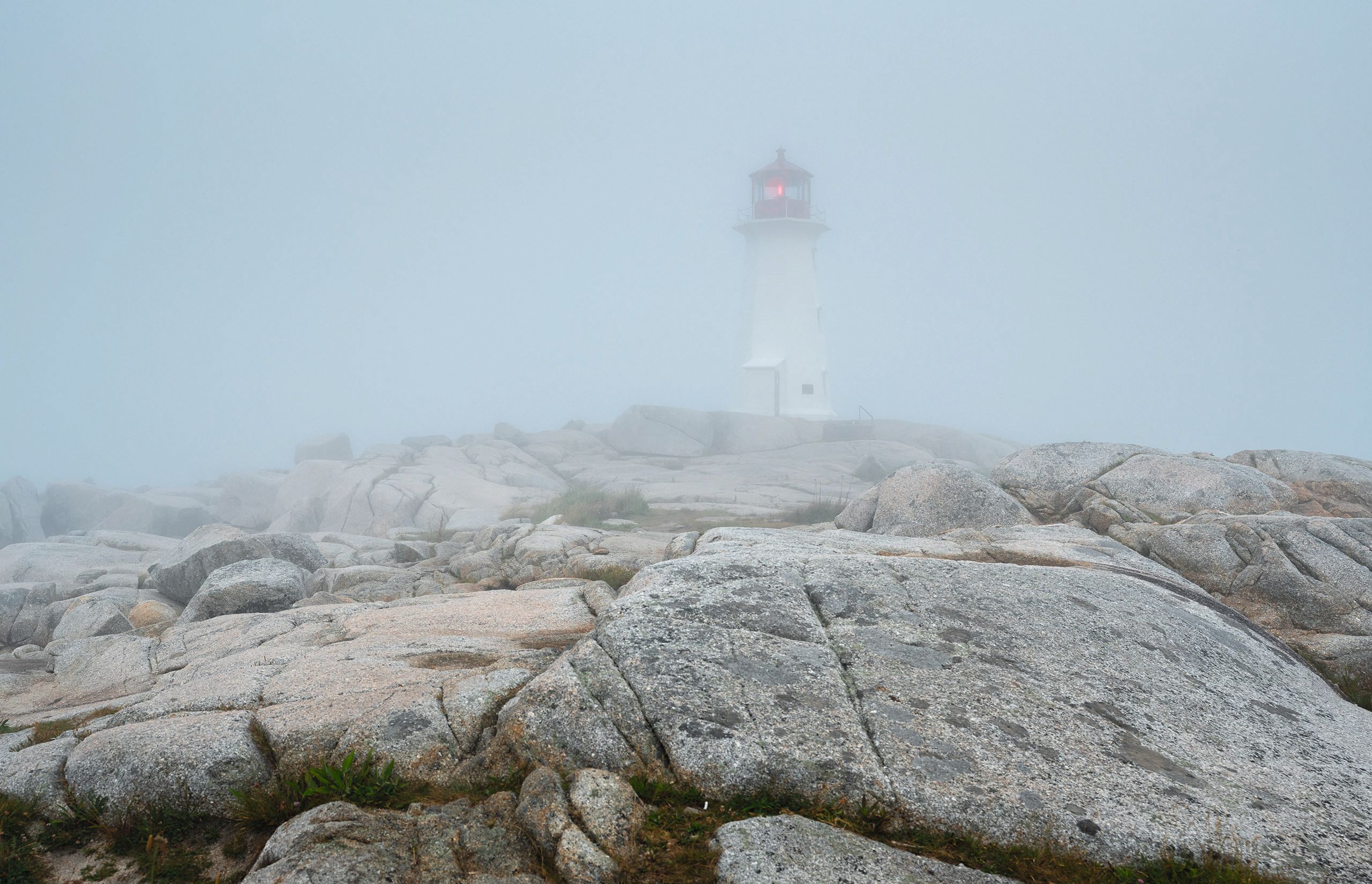 Lighthouse in the mist