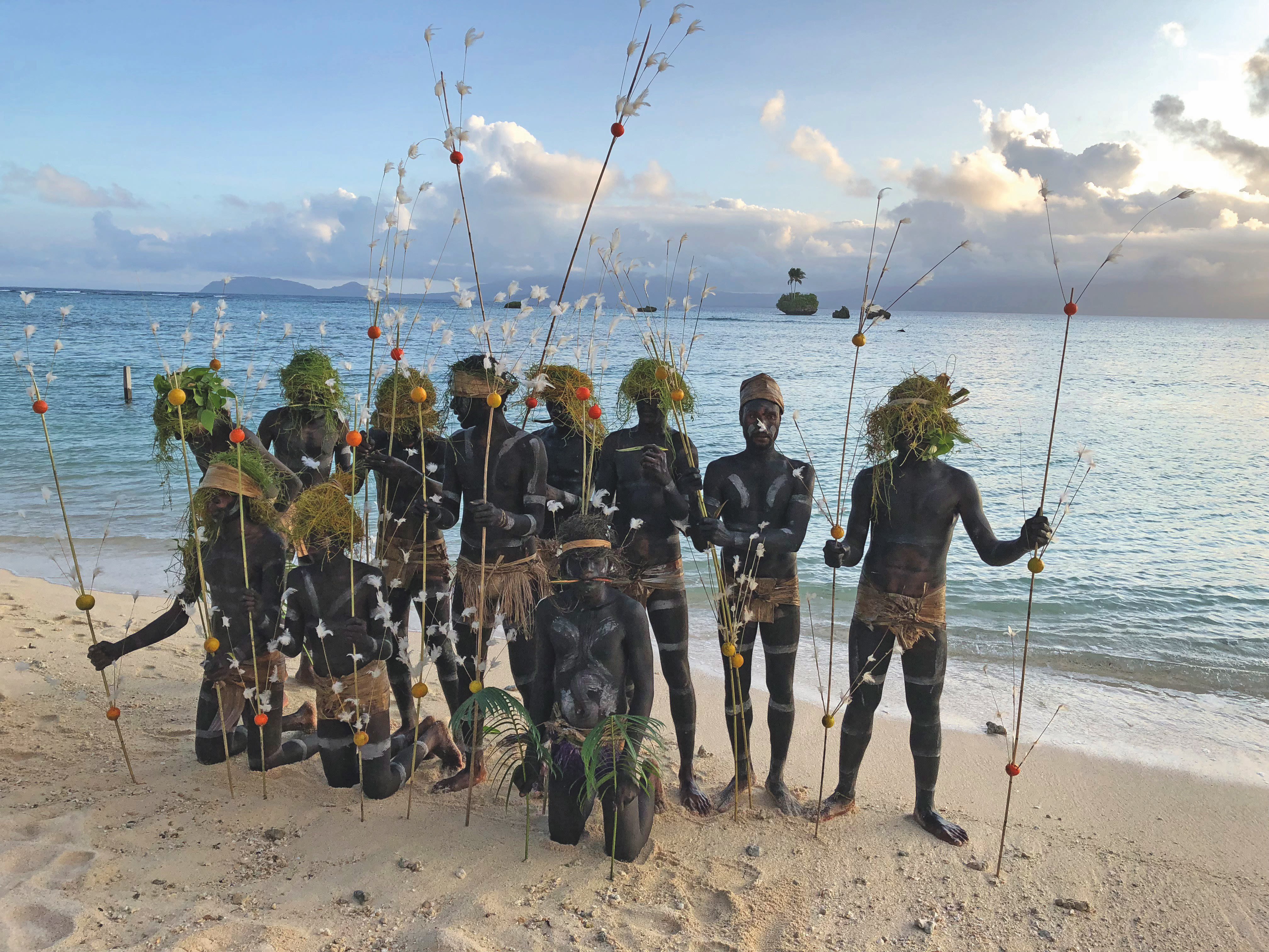 Group shot of islanders