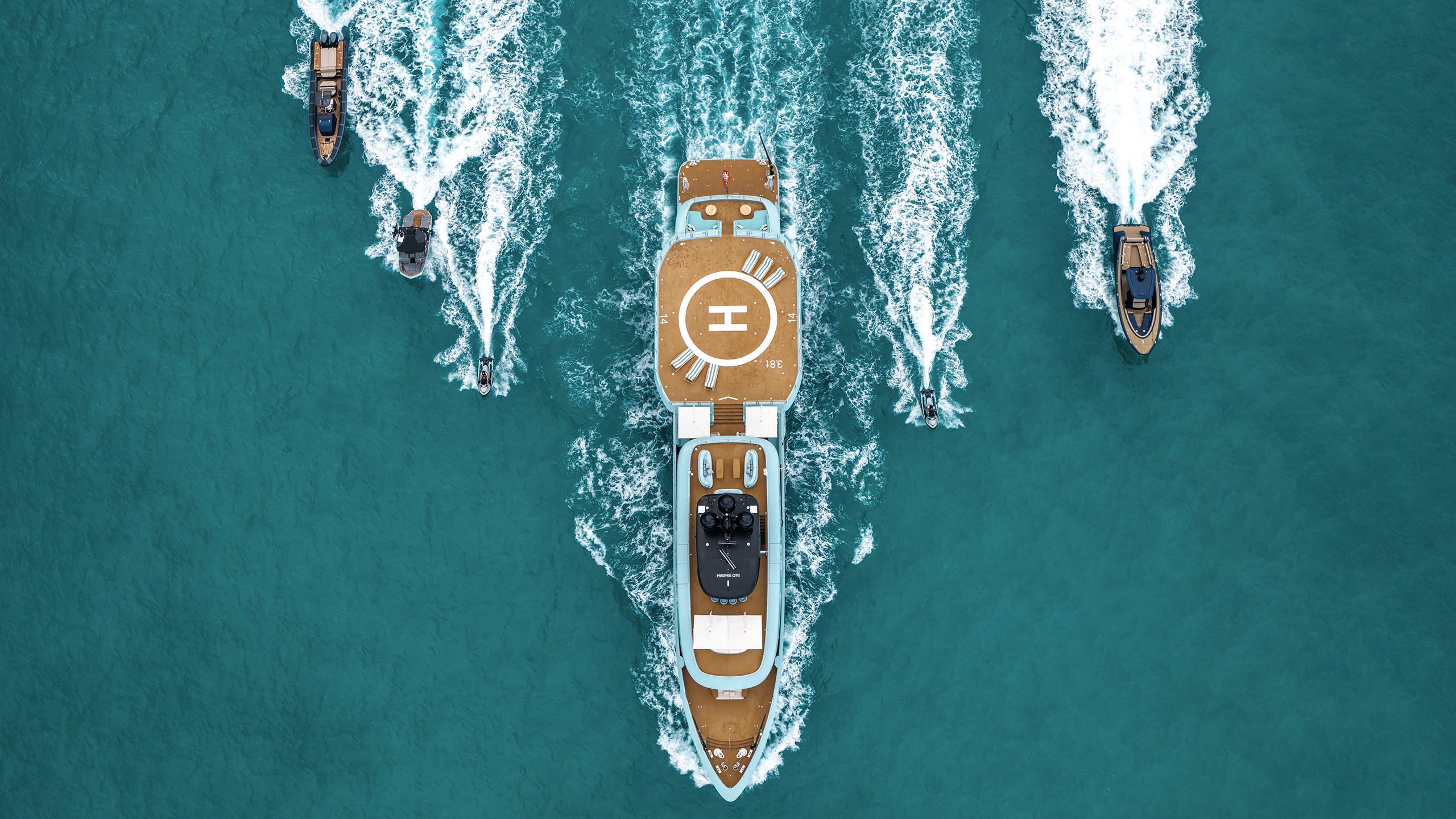 Limerence from above flanked by its fleet