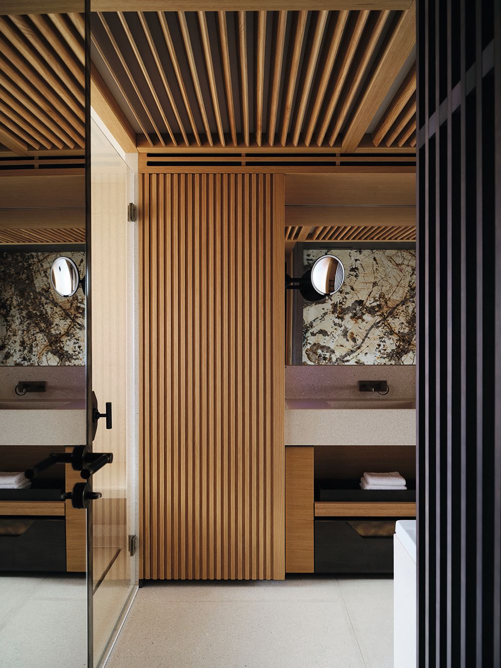 Interior of the owner's bathroom