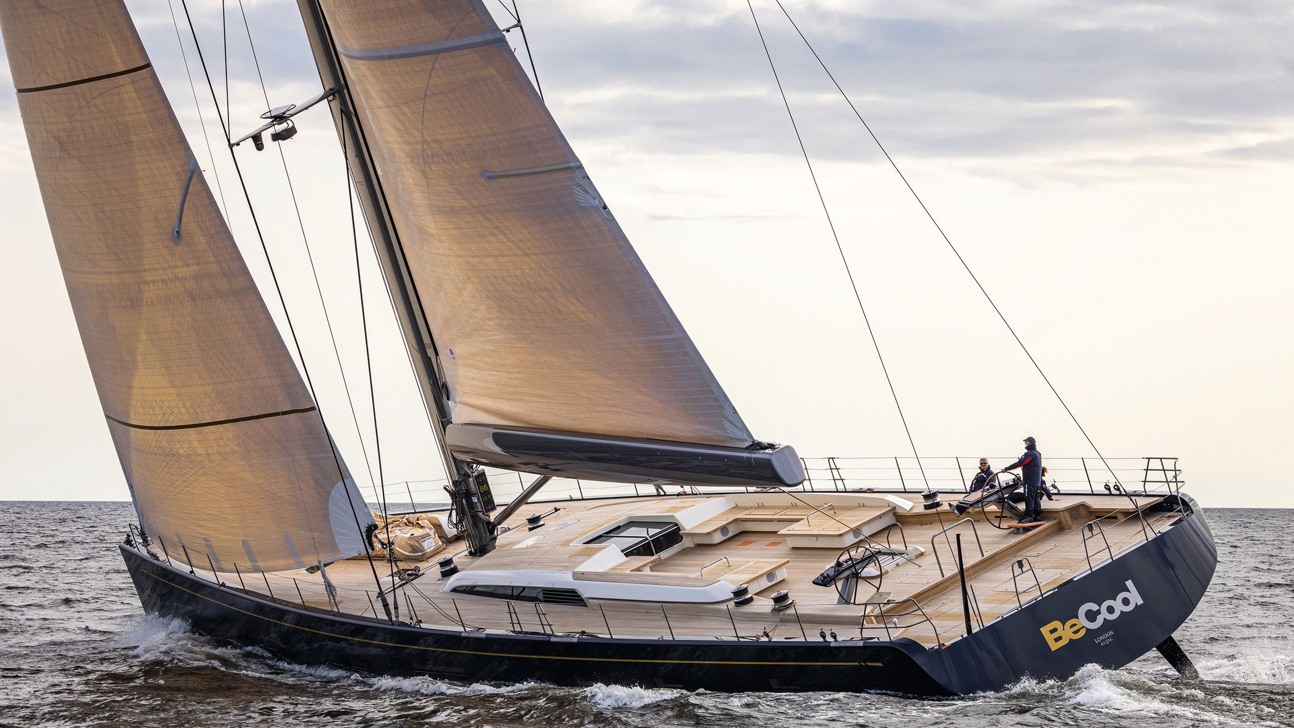 Shot of BeCool from the back