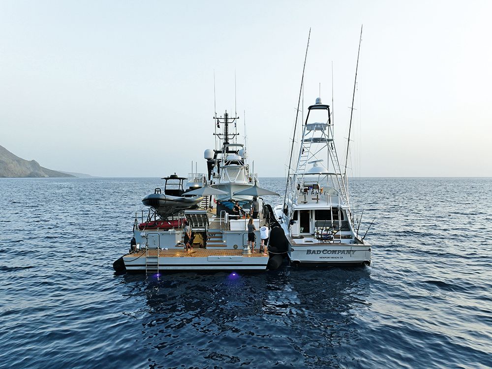 On board the Bad Company yacht fleet with angler Anthony Hsieh