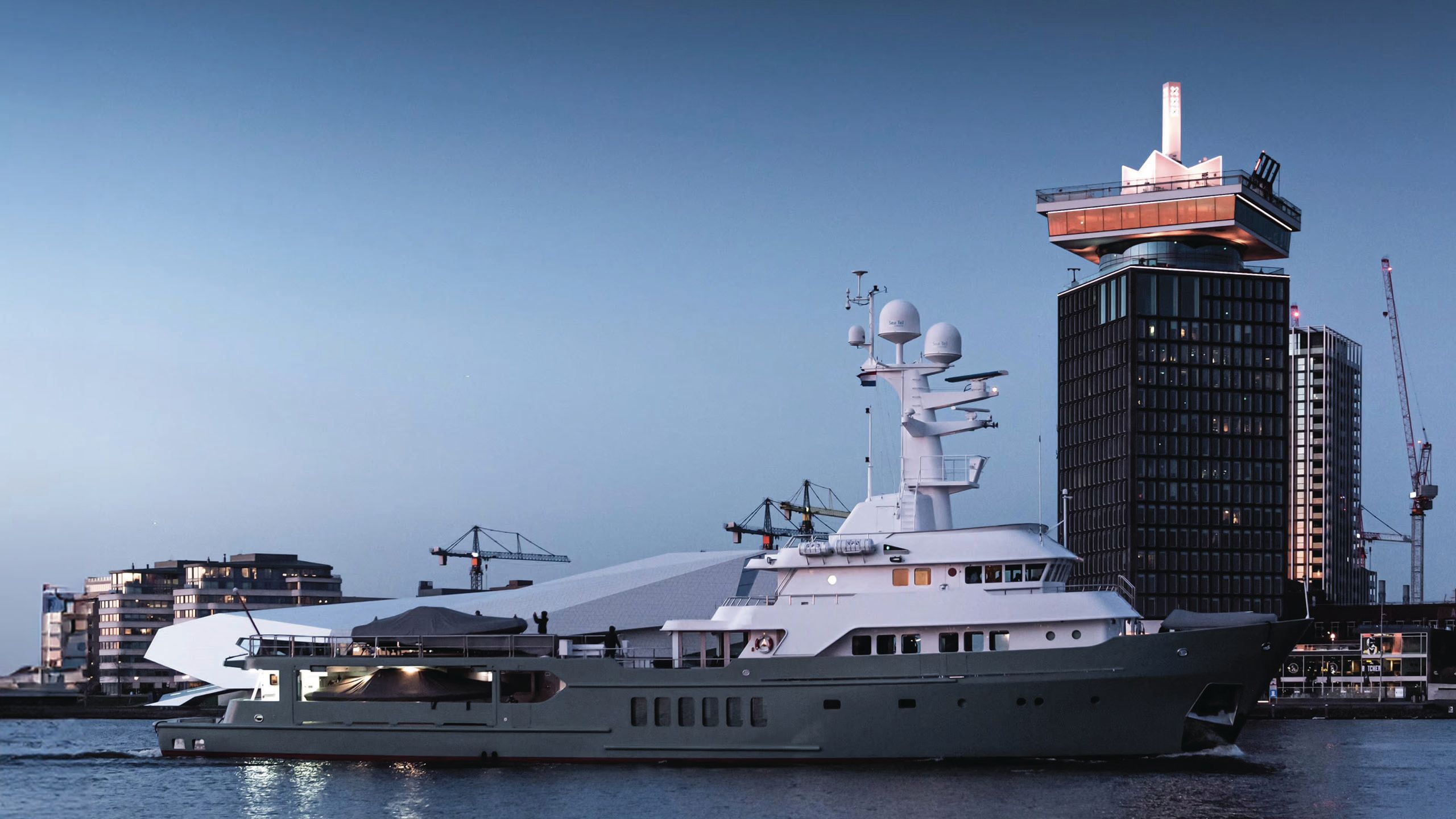 Side view of Maupiti, now Karima