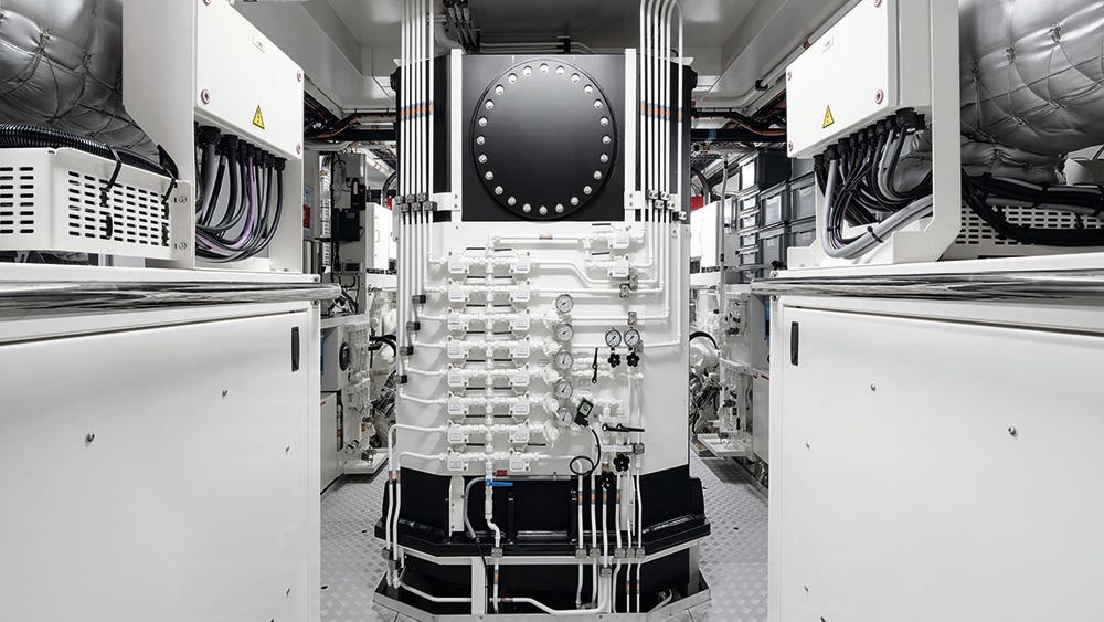 Inside the engine room