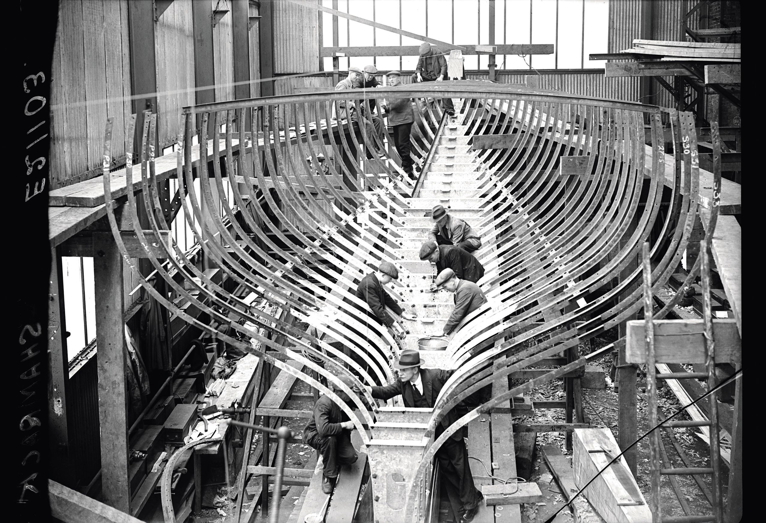 Shamrock under construction