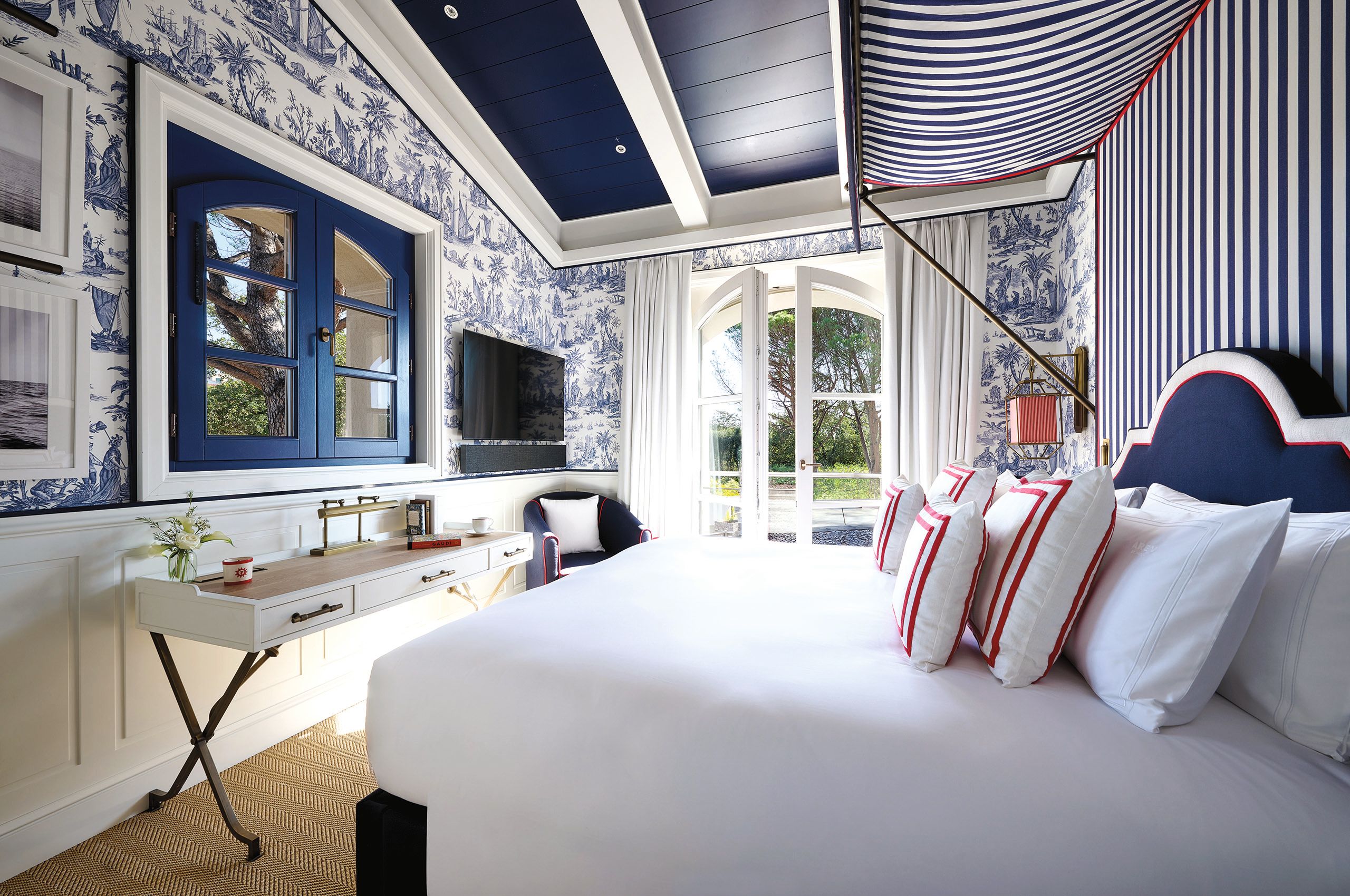 Hotel bedroom interior