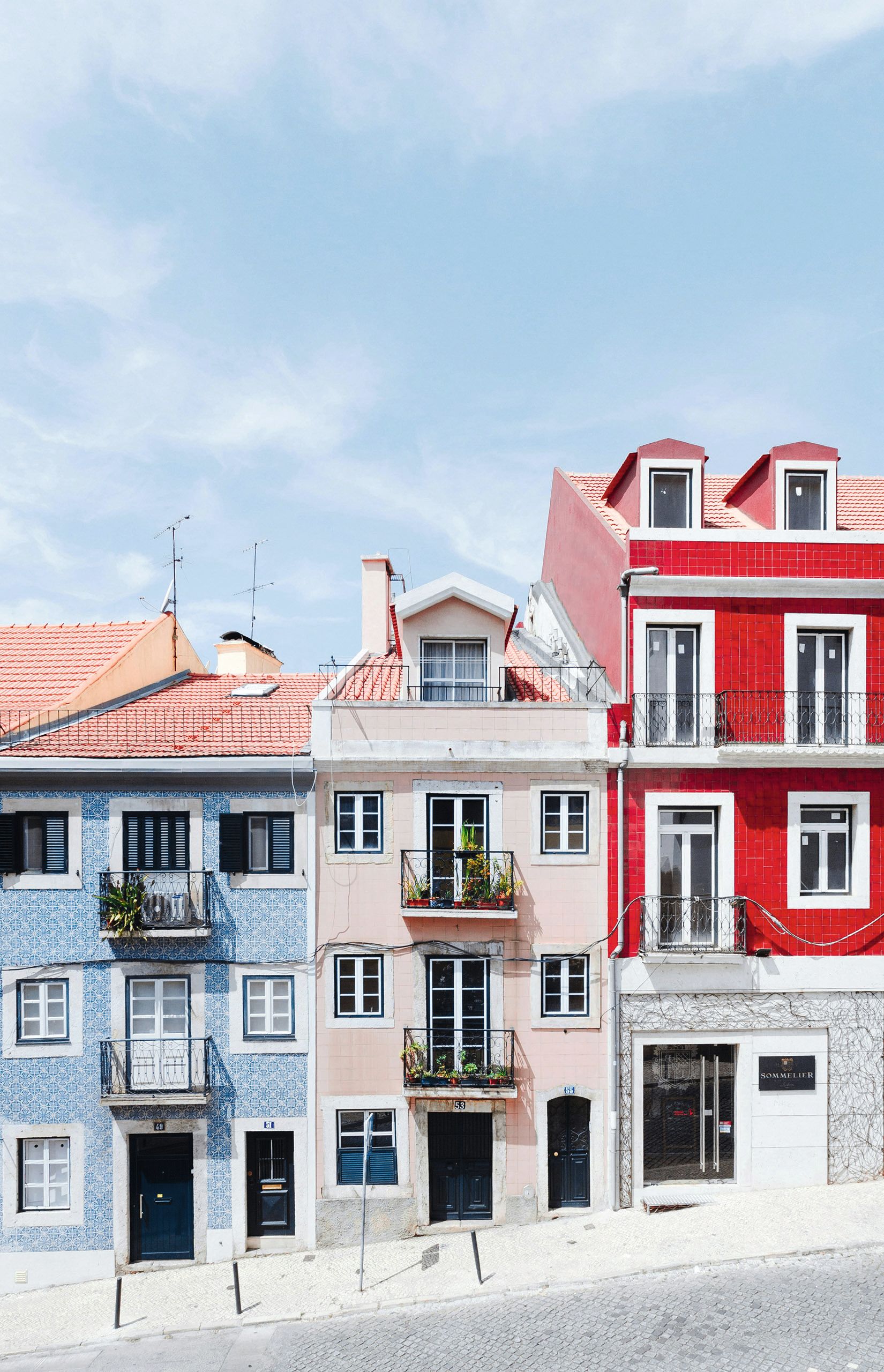Colourful houses