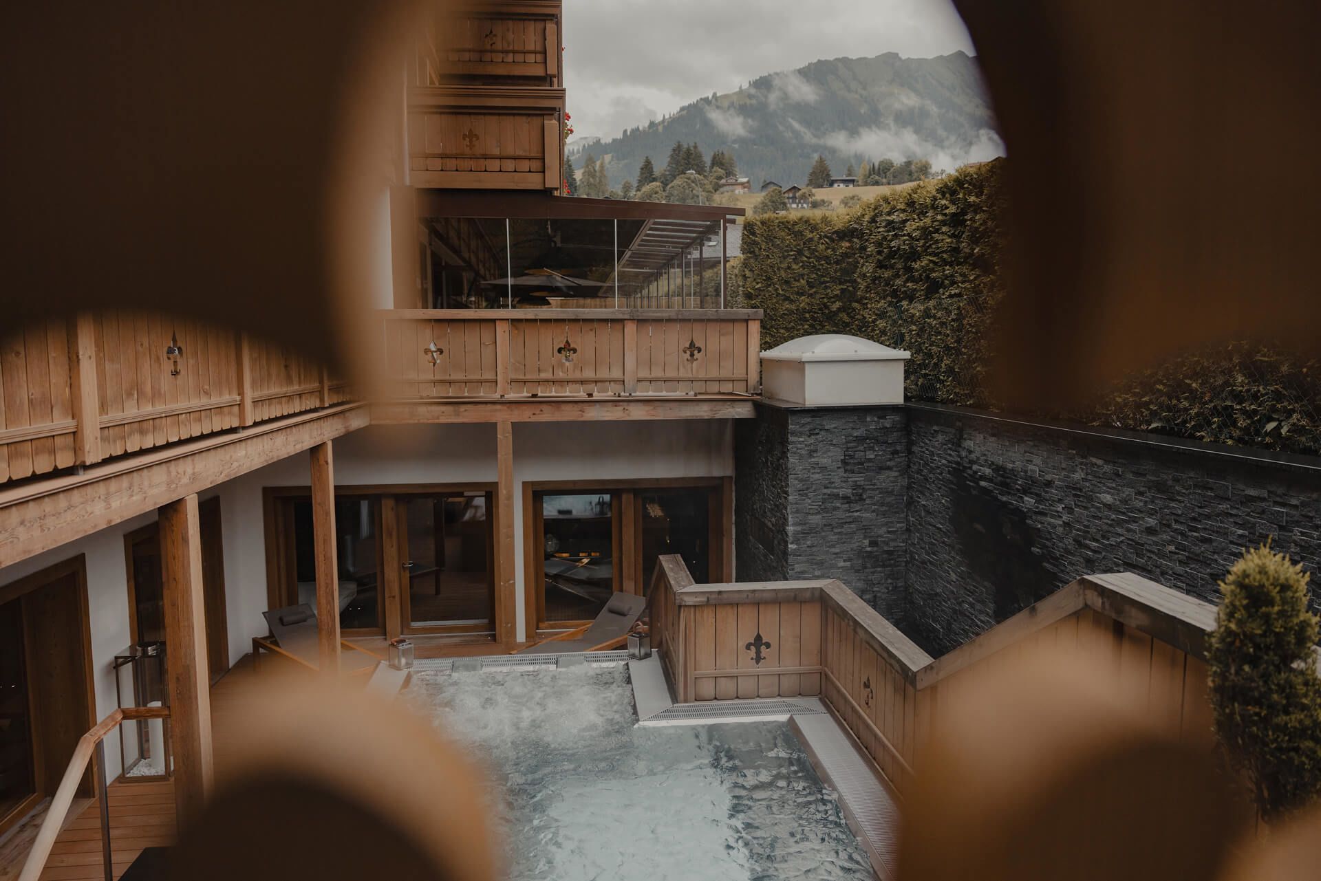 Ultima Hotel Gstaad outside spa area